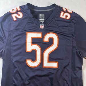 Nike Khalil Mack Chicago‎ Bears Jersey Men's XL Navy Blue NFL On Field 52